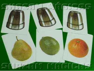 CUPS AND BALLS CARDS